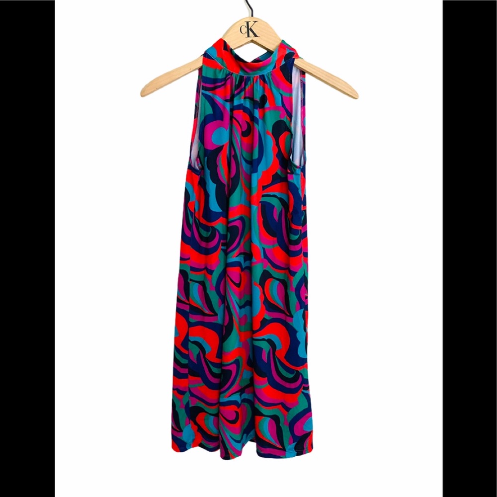 Chelsea Gunn Psychedelic 60s Style Dress